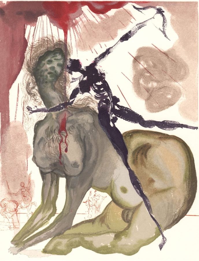 Salvador Dalí, Inferno Canto 12: Minotaur