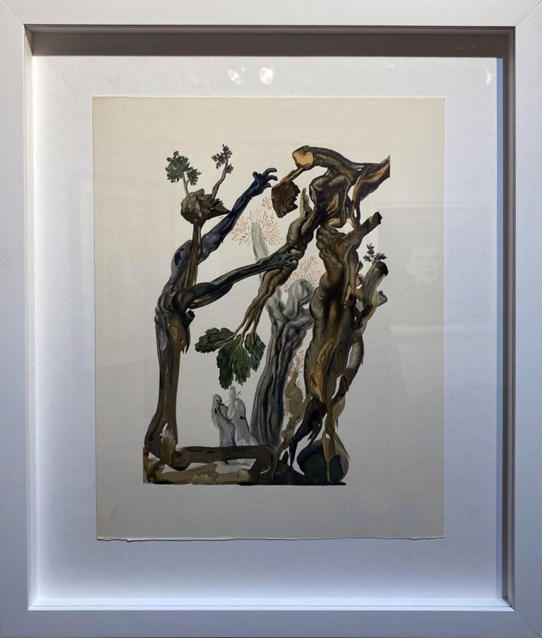 Salvador Dalí, Inferno Canto 13: The Wood and the Suicide