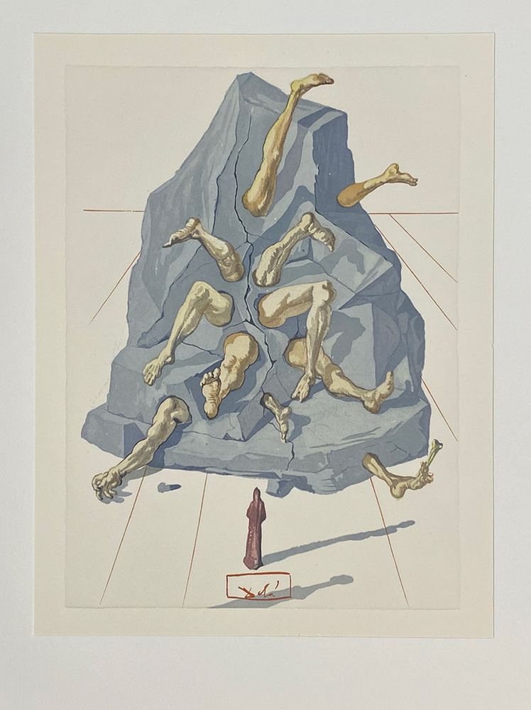 Salvador Dalí, Inferno Canto 21