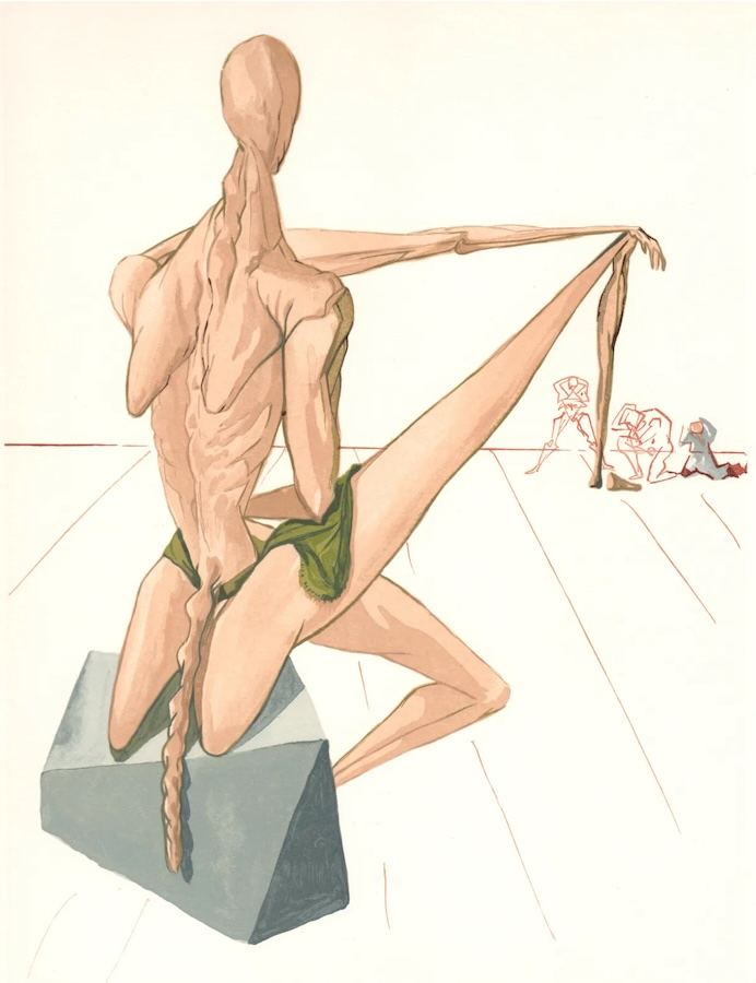 Salvador Dalí, Inferno Canto 5: Minos