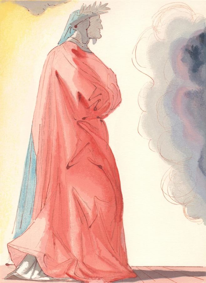 Salvador Dalí, Paradise Canto 1: Dante