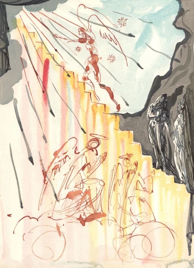 Salvador Dalí, Paradise Canto 21: The Mystical Ladder