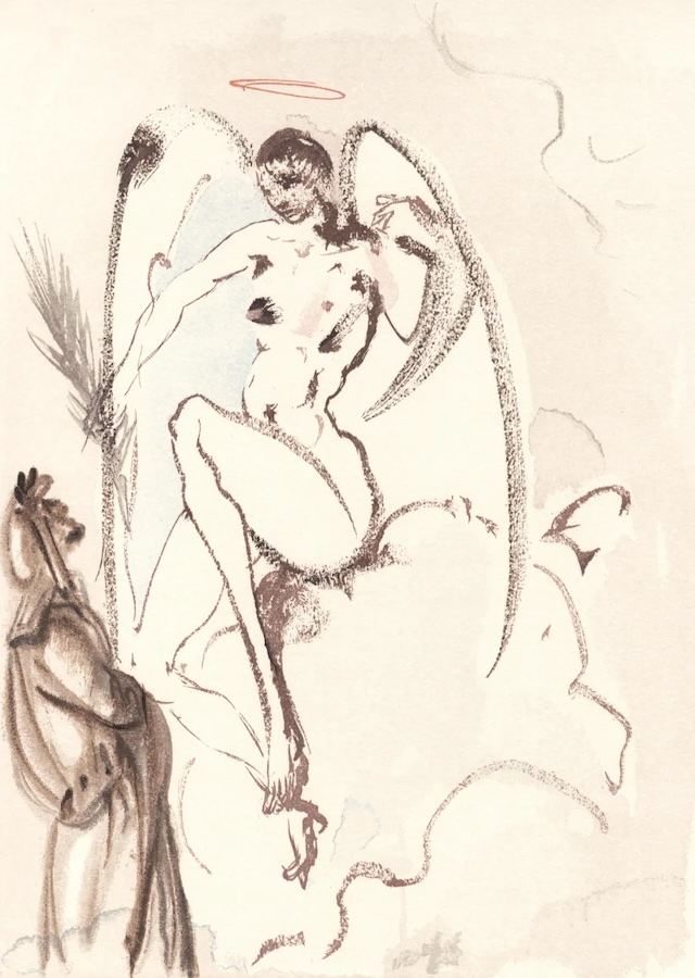 Salvador Dalí, Paradise Canto 31: The Archangel Gabriel (Heaven Canto 16)