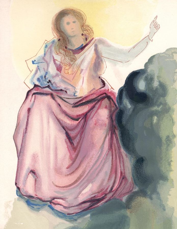 Salvador Dalí, Paradise Canto 4: Beatrice