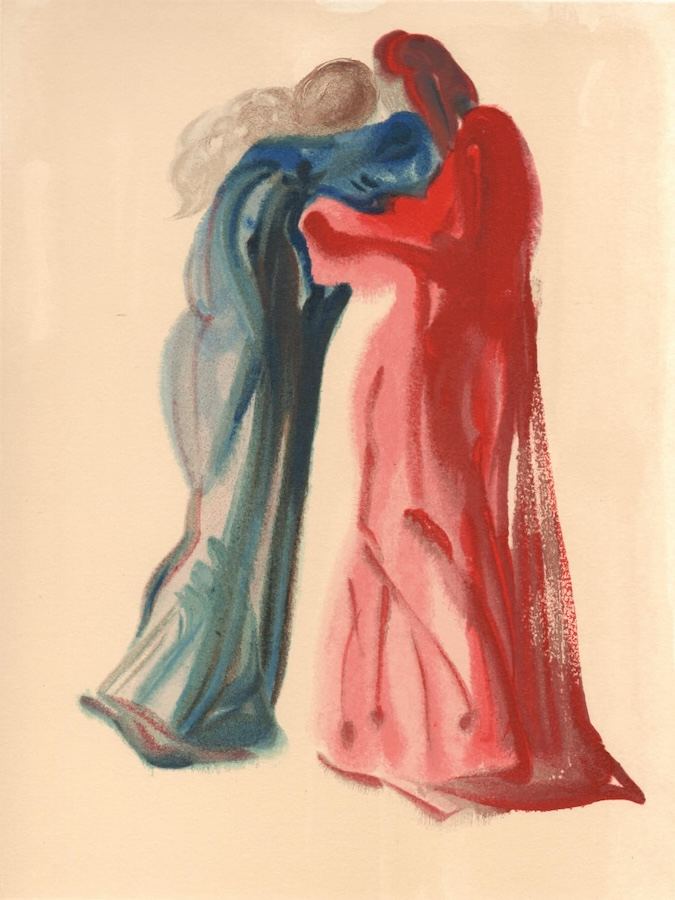 Salvador Dalí, Purgatory Canto 29: Meeting of Dante and Beatrice