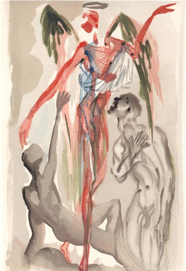 Salvador Dalí, Purgatory Canto 32: Towards the Tree of the Law