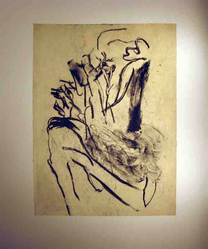 Willem de Kooning, Untitled from the Frank O'Hara book (In the deeps there is a little bird)