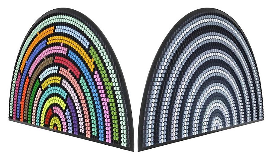 Juro Kralik, Half Round (Multi / Black & White)