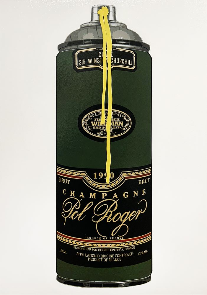 Campbell La Pun, Pol Roger (1990 yellow drip)
