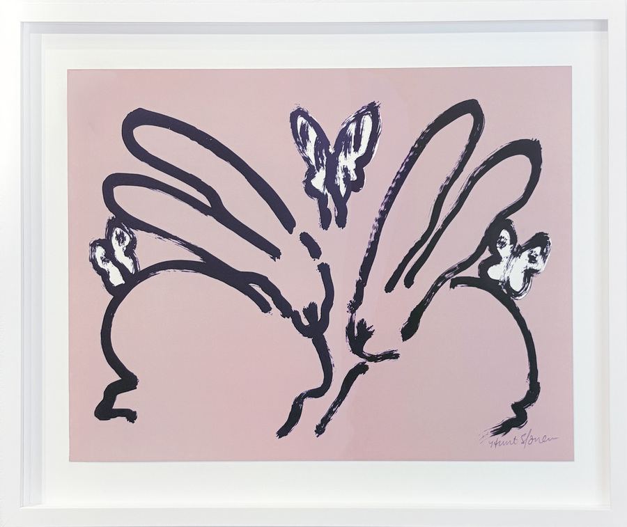 Hunt Slonem, Summer Dusk Bunnies